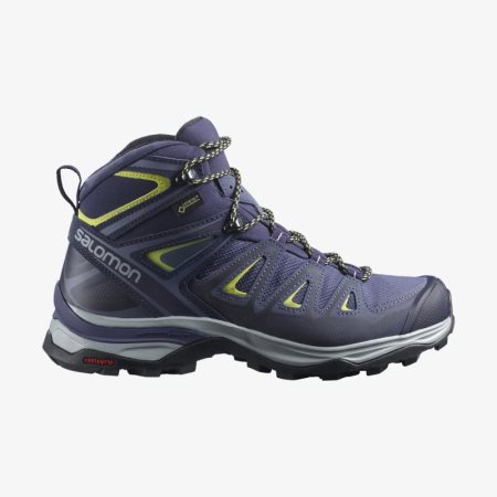 Salomon X ULTRA 3 MID GORE-TEX Womens Hiking Boots Blue UK MEBW
